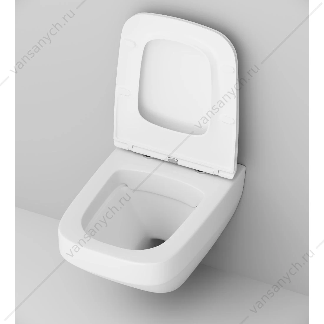 Унитаз безободковый подвесной AM.PM Inspire V2.0 FlashClean с сид. микролифт C50A1700SC