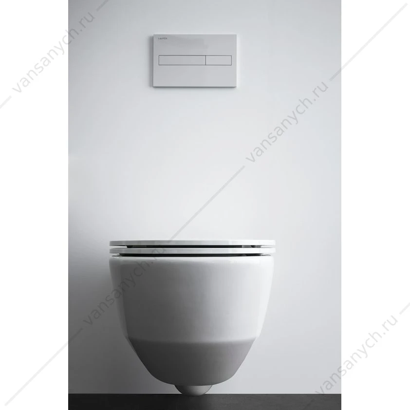 Сиденье с крышкой LAUFEN Pro slim, с микролифтом, быстросъем тонкое 8.9896.6.000.000.1