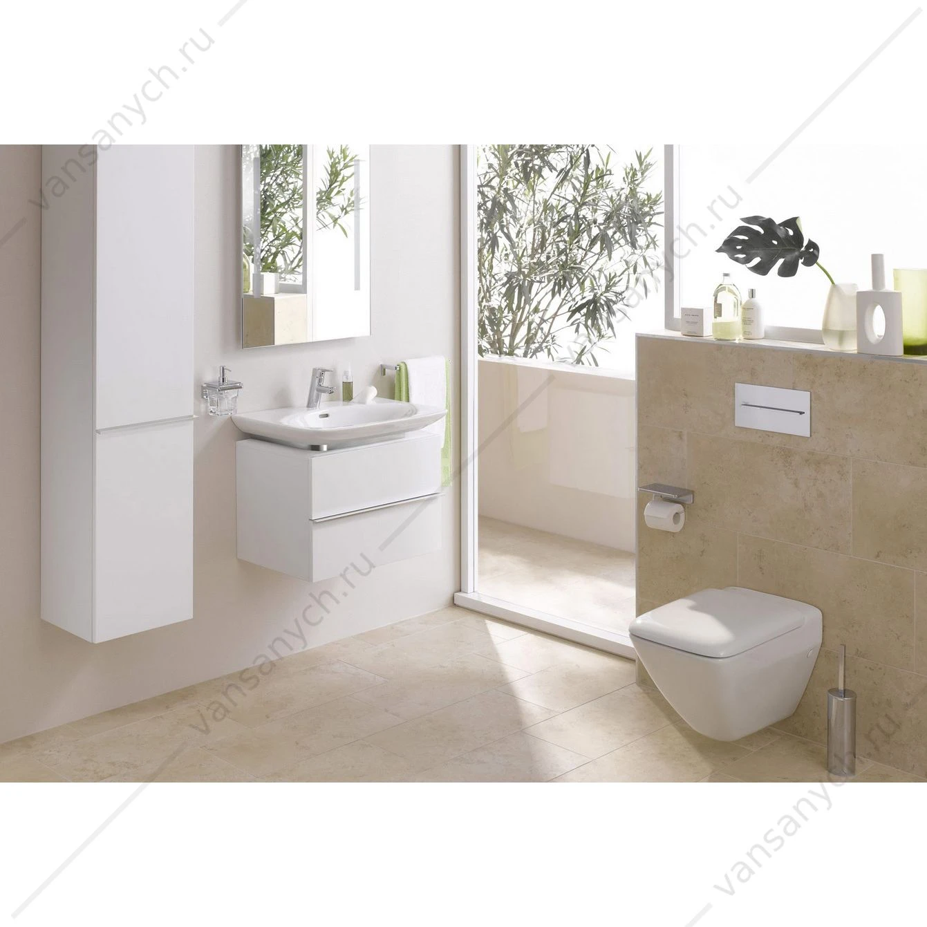 Унитаз повесной короткий Laufen Palace 8.2070.3.000.000.1