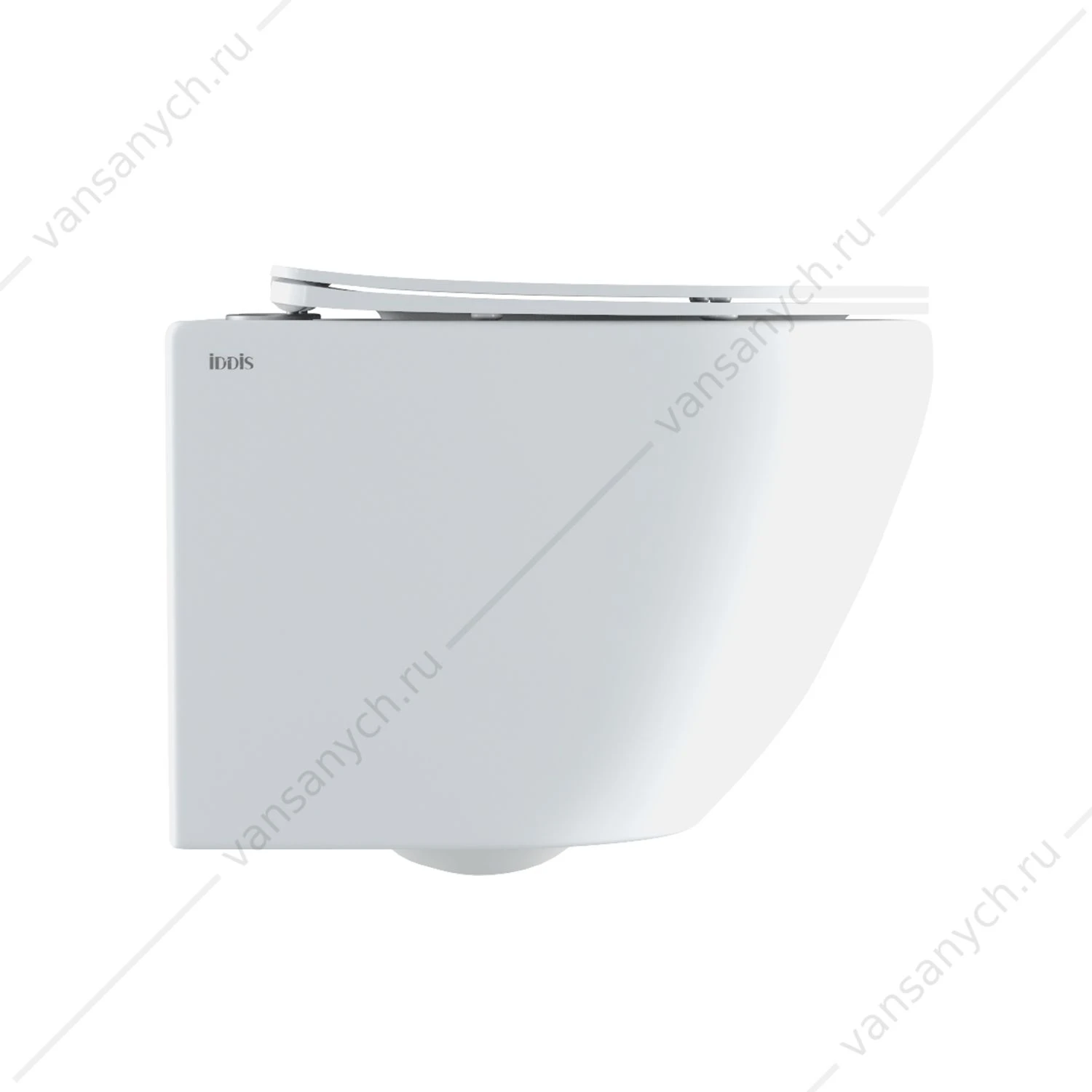 Унитаз безободковый с сиденьем (микролифт, быстросъем) IDDIS Blanco, BLARDSEi25