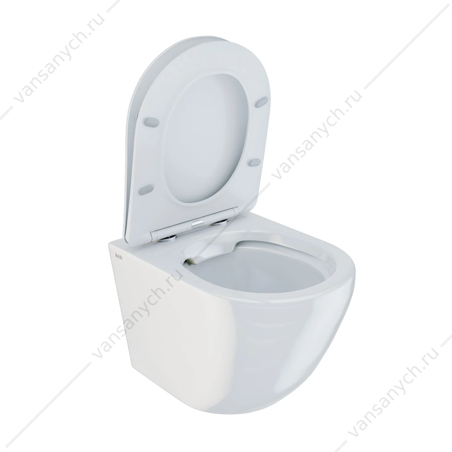 Унитаз безободковый с сиденьем (микролифт, быстросъем) IDDIS Blanco, BLARDSEi25