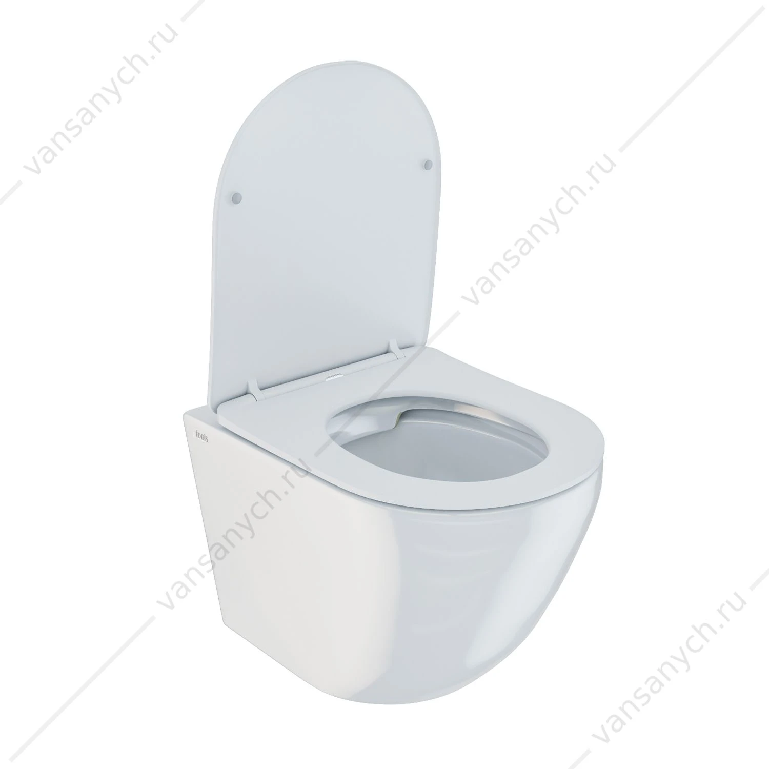 Унитаз безободковый с сиденьем (микролифт, быстросъем) IDDIS Blanco, BLARDSEi25