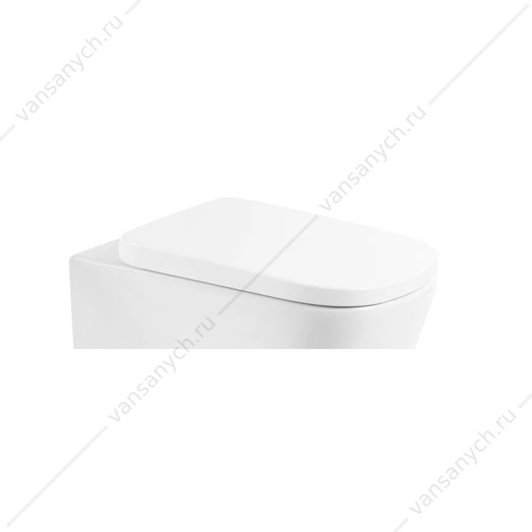 Сиденье BELBAGNO ALBANO, микролифт, белый, BB120SC