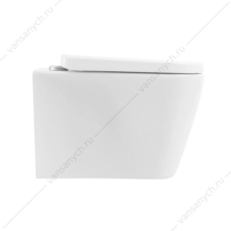 Сиденье BELBAGNO ALBANO, микролифт, белый, BB120SC