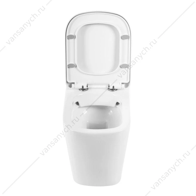Унитаз безободковый приставной BELBAGNO ALBANO, белый, BB120CBR