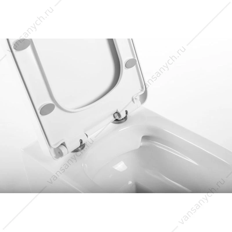 Унитаз безободковый приставной BELBAGNO ALBANO, белый, BB120CBR