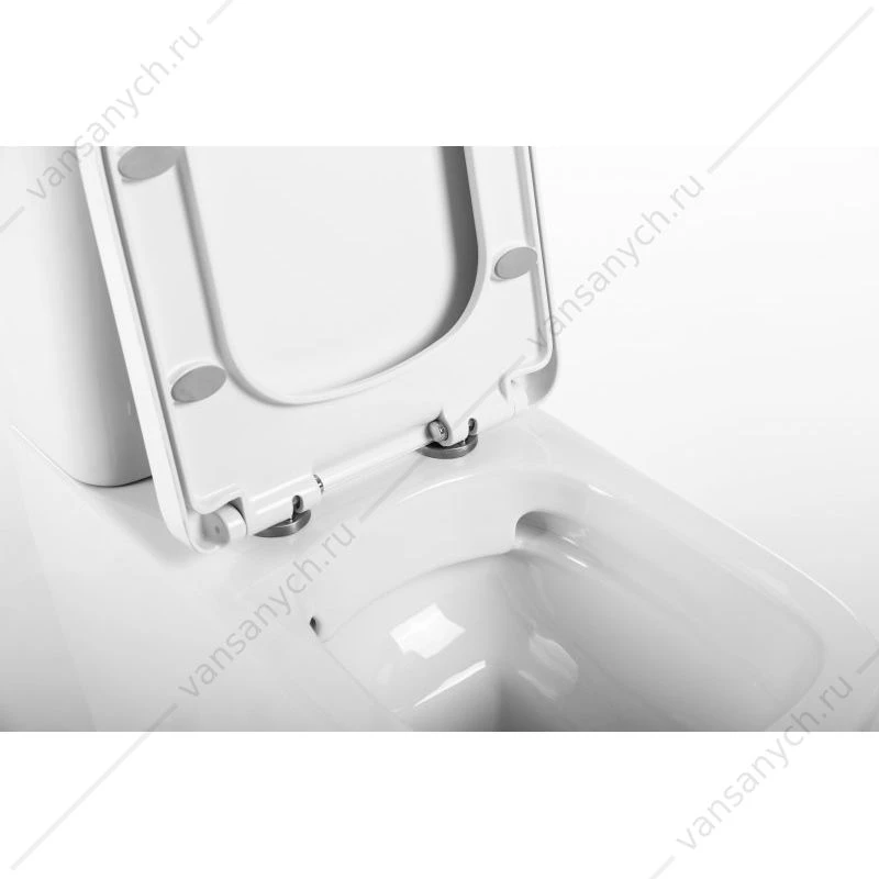Чаша унитаза-компакт безободковая BELBAGNO ALBANO, белый, BB120CPR