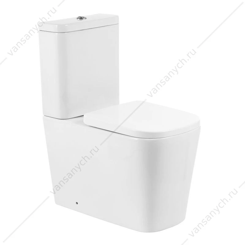 Бачок унитаза-компакт BELBAGNO ALBANO, белый, BB120T