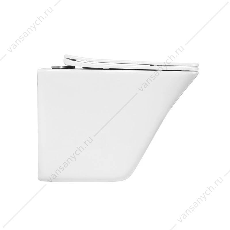 Унитаз безободковый подвесной BELBAGNO MARMI, белый, BB052CHR