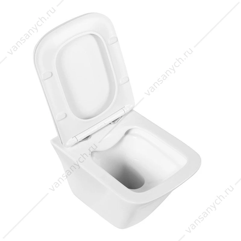 Унитаз безободковый подвесной BELBAGNO MARMI, белый, BB052CHR