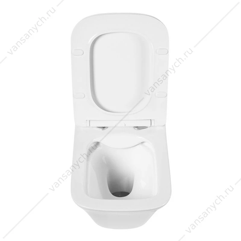 Унитаз безободковый подвесной BELBAGNO MARMI, белый, BB052CHR