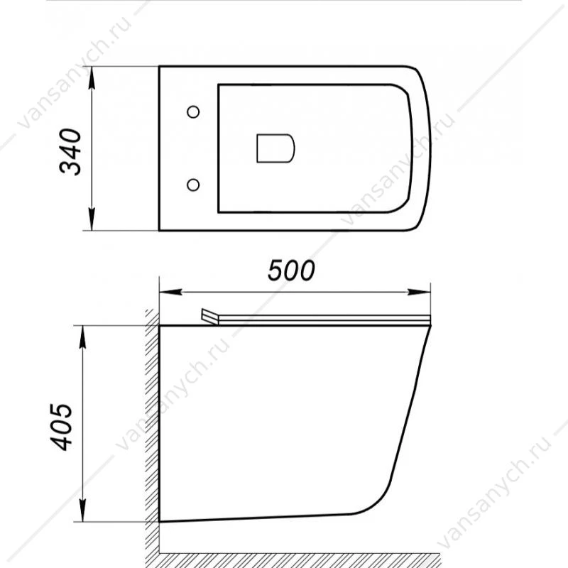Унитаз безободковый подвесной BELBAGNO MARMI, белый, BB052CHR