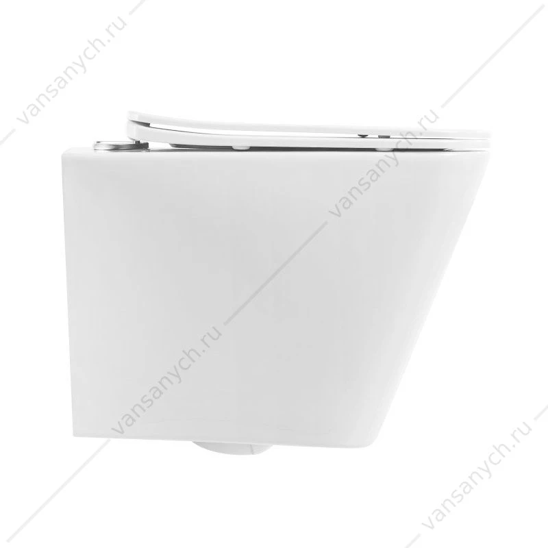 Унитаз безободковый подвесной BELBAGNO ARDENTE-R, белый, BB520CHR