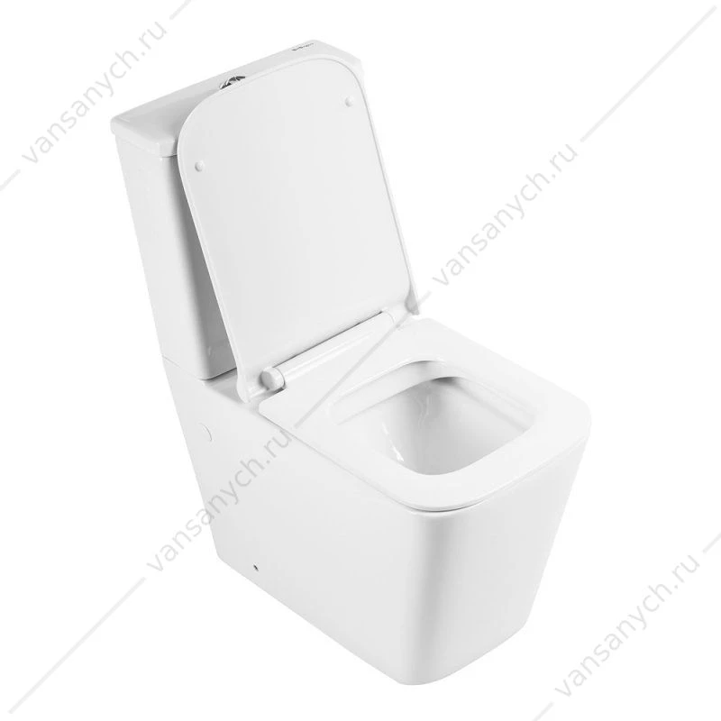 Чаша унитаза-компакт безободковая BELBAGNO ARDENTE-R, белый, BB02093CPR
