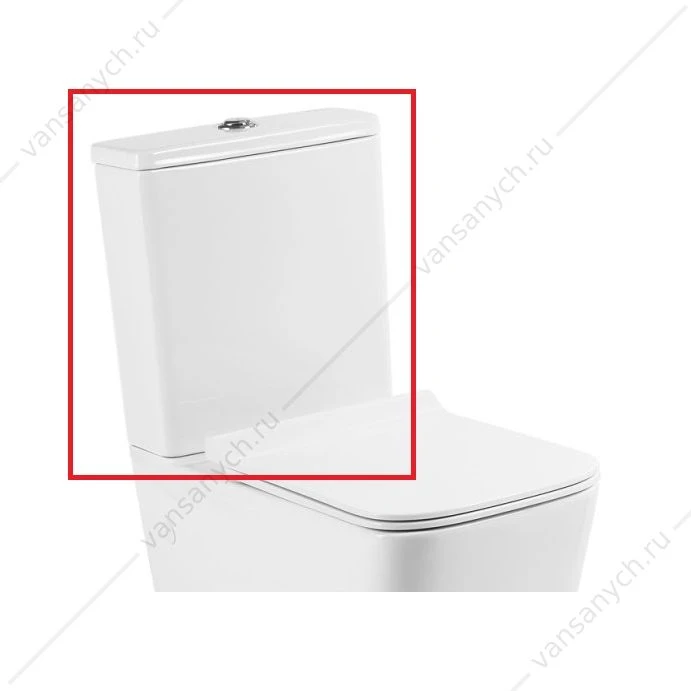 Бачок унитаза-компакт BELBAGNO ARDENTE-R, белый, BB02093T
