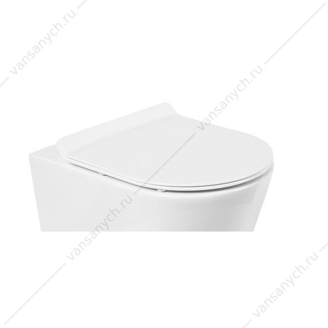 Сиденье BELBAGNO FLAY-R, быстросъемное, микролифт, белый, BB2111SC