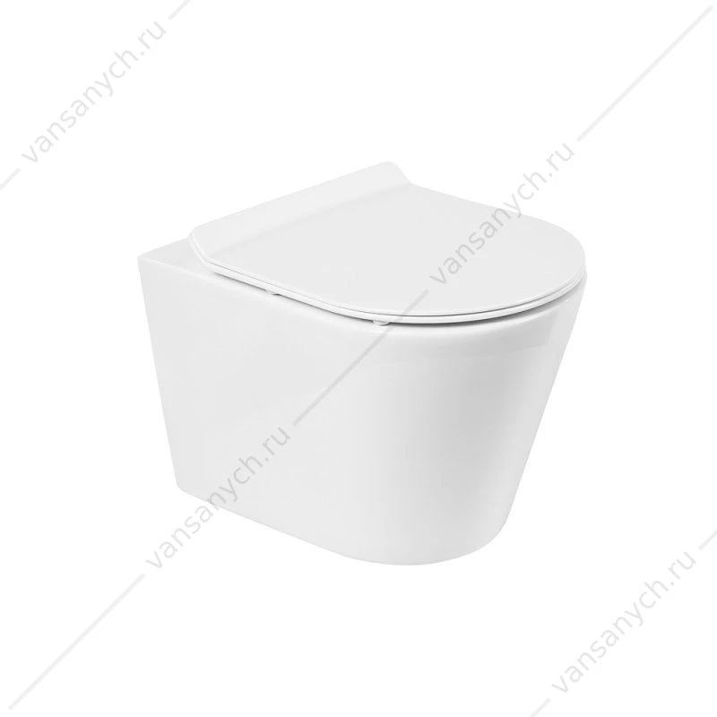 Сиденье BELBAGNO FLAY-R, быстросъемное, микролифт, белый, BB2111SC