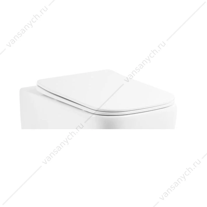 Сиденье BELBAGNO VENETO, быстросъемное, микролифт, белый, BB132SC