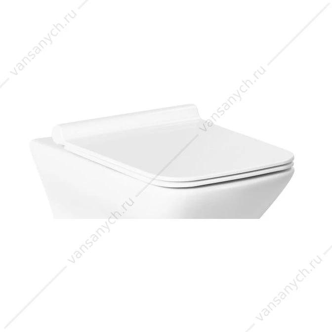 Сиденье BELBAGNO ROMANO, быстросъемное, микролифт, белый, BB2112SC