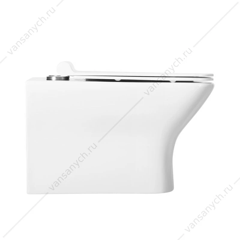 Сиденье BELBAGNO ROMANO, быстросъемное, микролифт, белый, BB2112SC