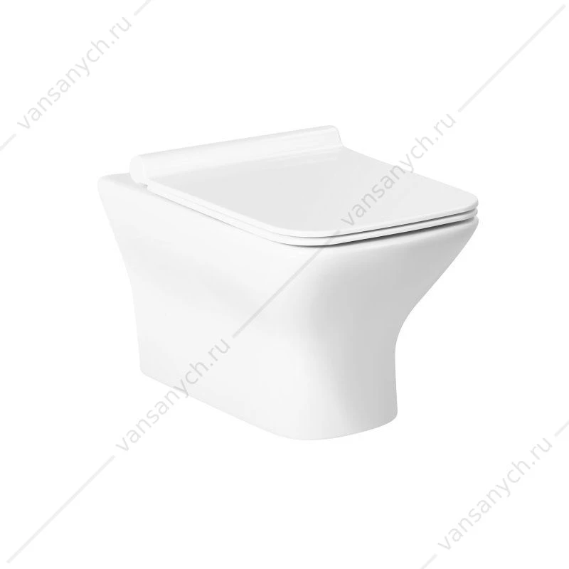 Сиденье BELBAGNO ROMANO, быстросъемное, микролифт, белый, BB2112SC