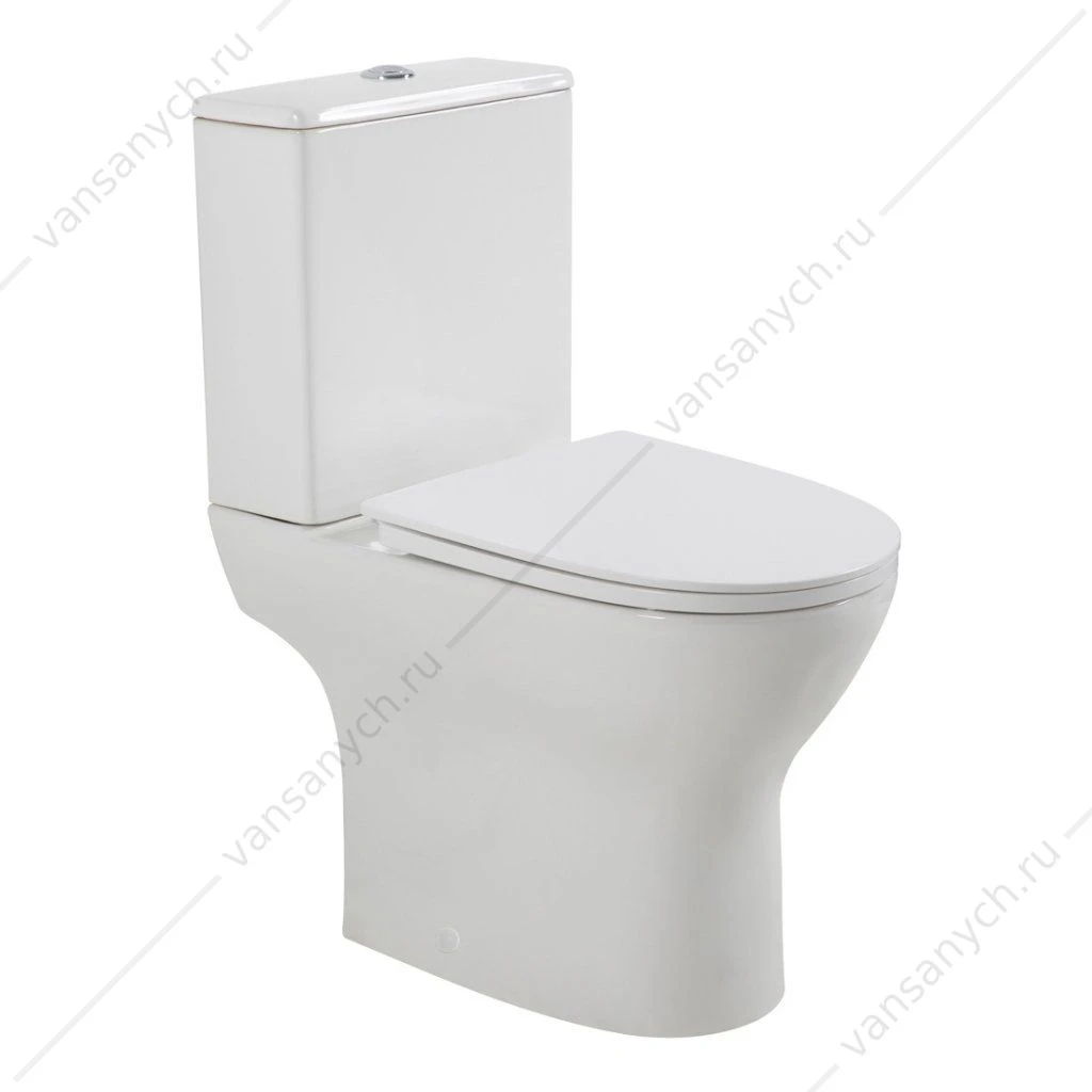 Сиденье BELBAGNO LOUNGE, микролифт, белый, BB045/051SC
