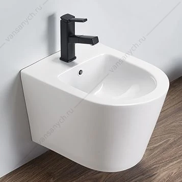 Биде подвесное с переливом, COMFORTY 105BD белый