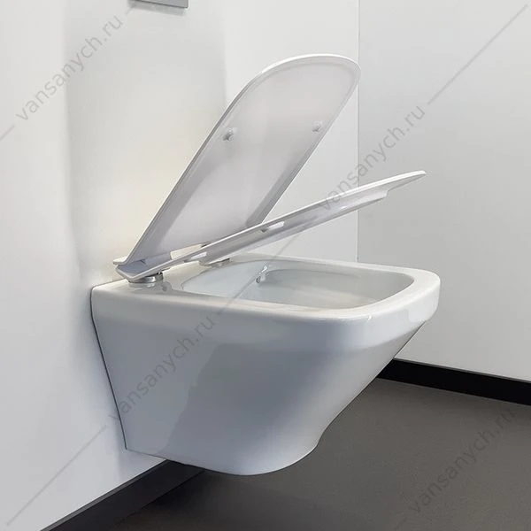 Унитаз безободковый  COMFORTY 108 сиденье микролифт, быстросъёмное, подвесной