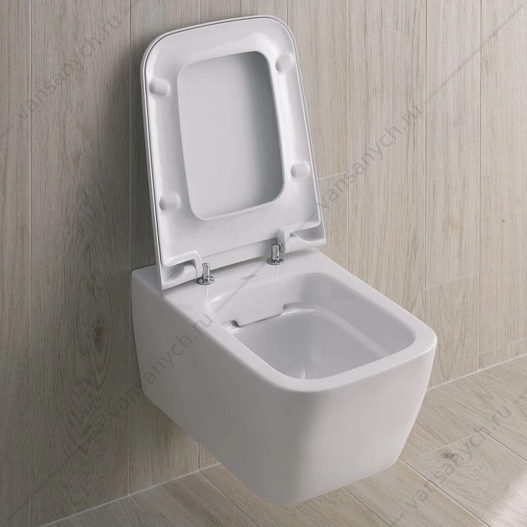 Унитаз подвесной KERAMAG it! Rimfree безободковый, антивсплеск