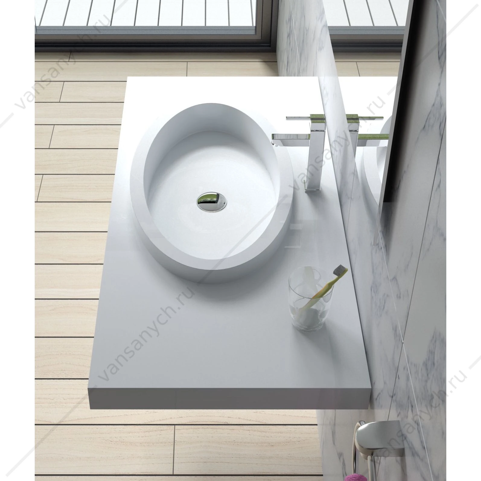 Раковина 100х50 NS Bath NSS-1052