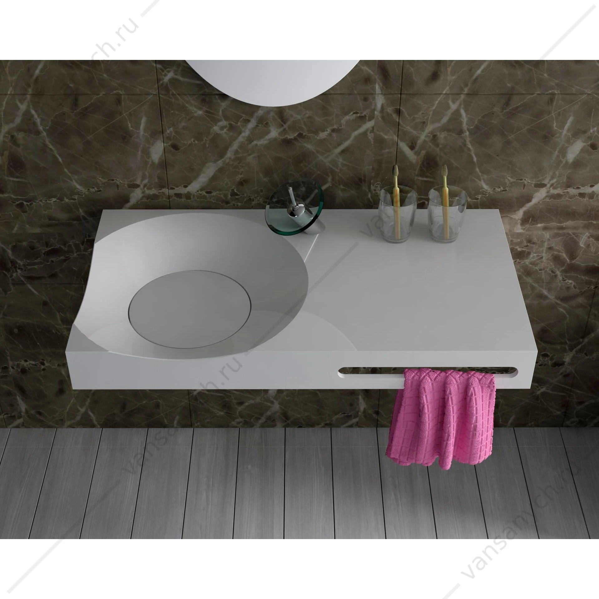 Раковина 90х48 NS Bath NSS-9048