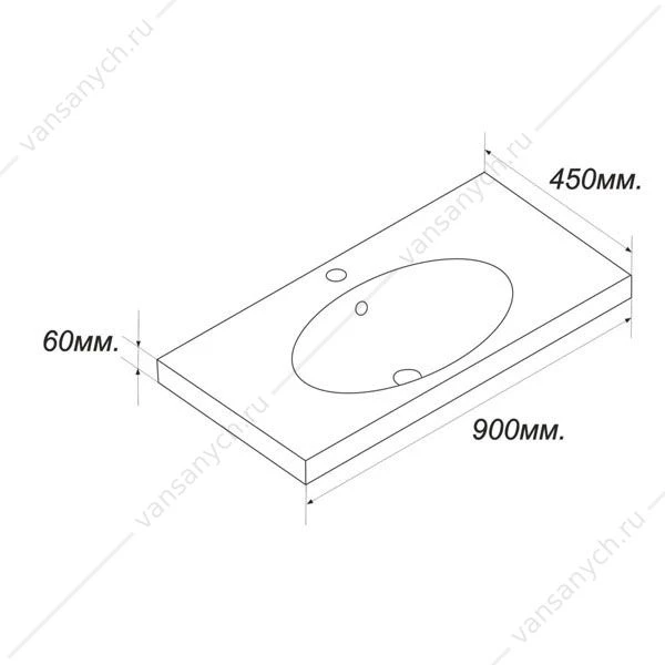 Умывальник Eggo 90 F01/Next 90
