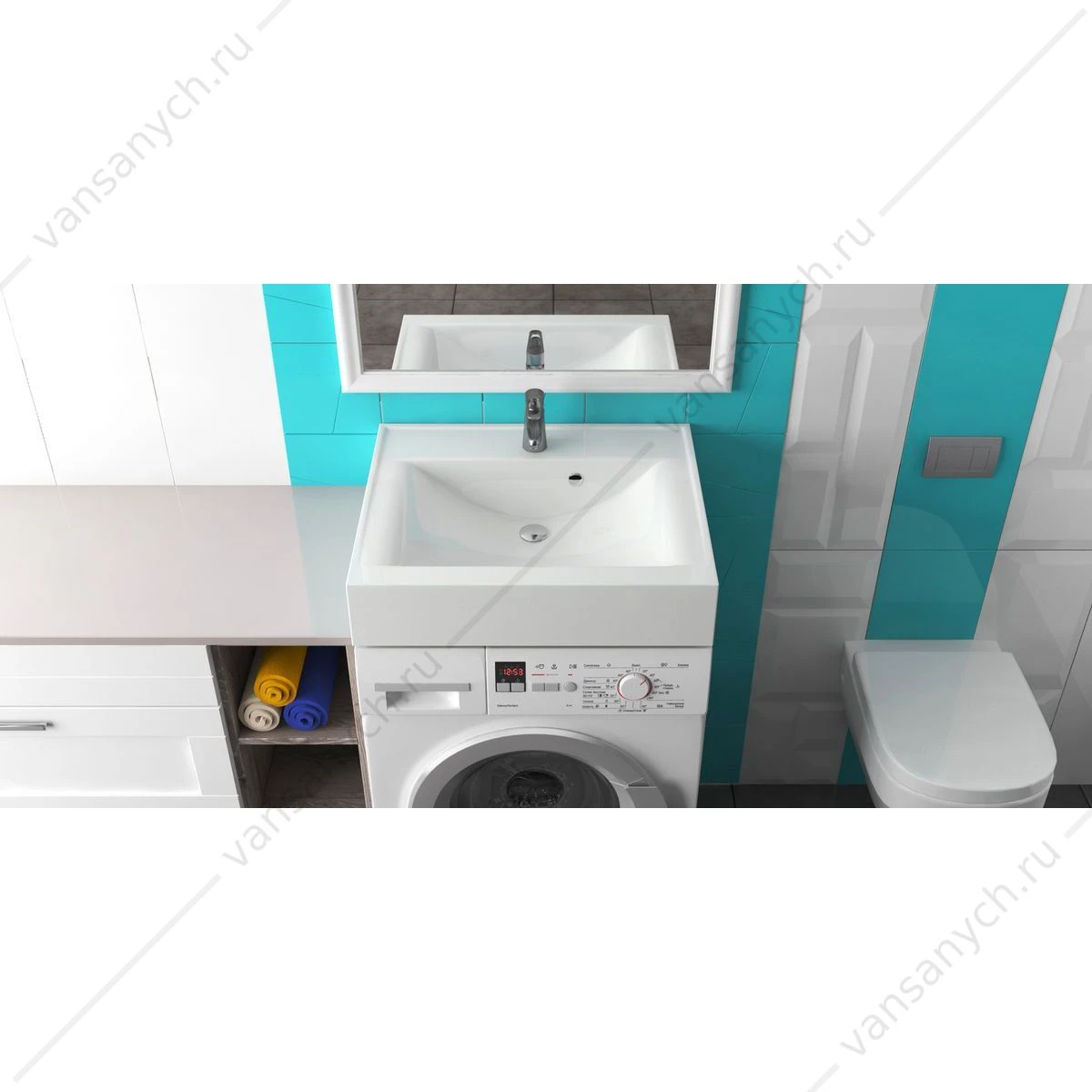 Раковина Шерри V3D1 (580х485х130)