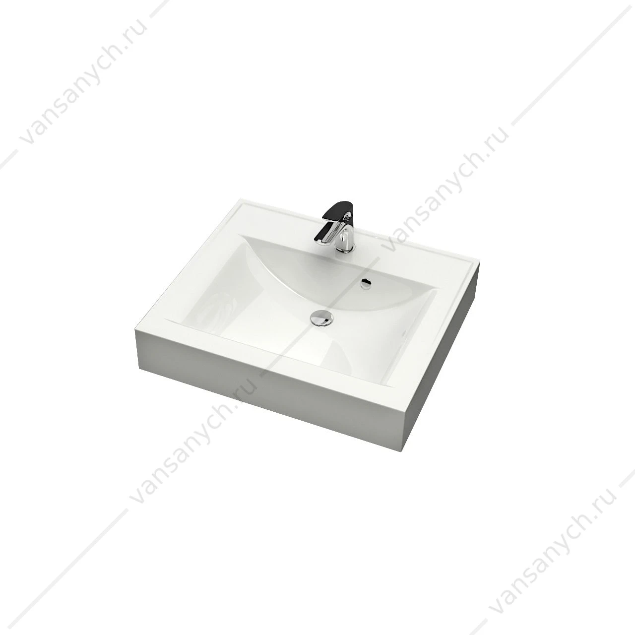 Раковина Шерри V3D1 (580х485х130)
