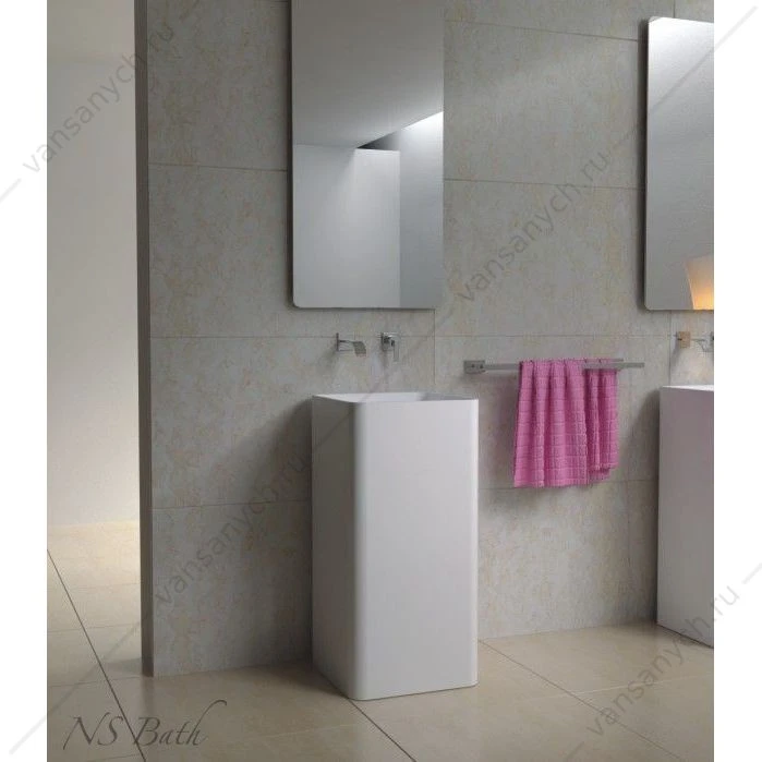 Раковина 40х40 напольная NS Bath NSF-4086