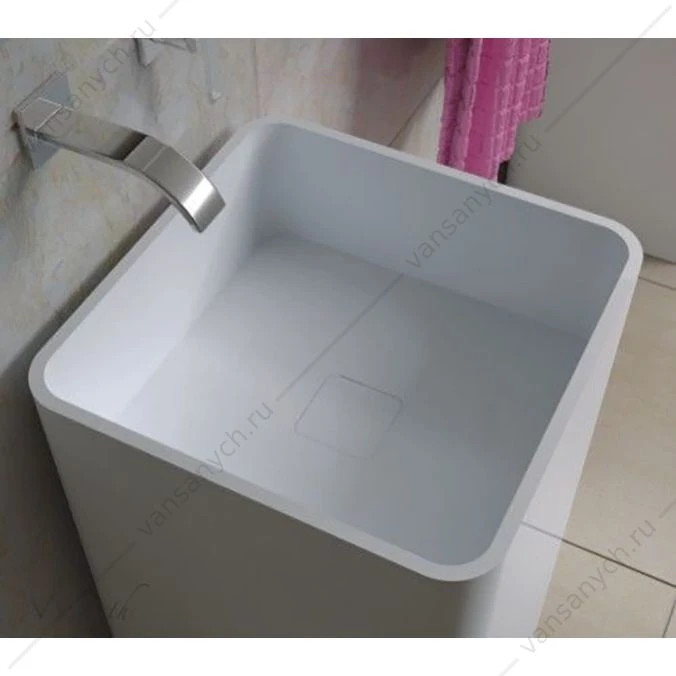 Раковина 40х40 напольная NS Bath NSF-4086