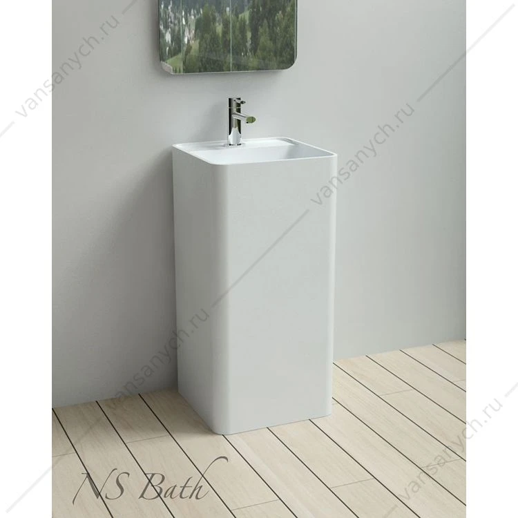 Раковина 42х42 напольная NS Bath NSF-4242