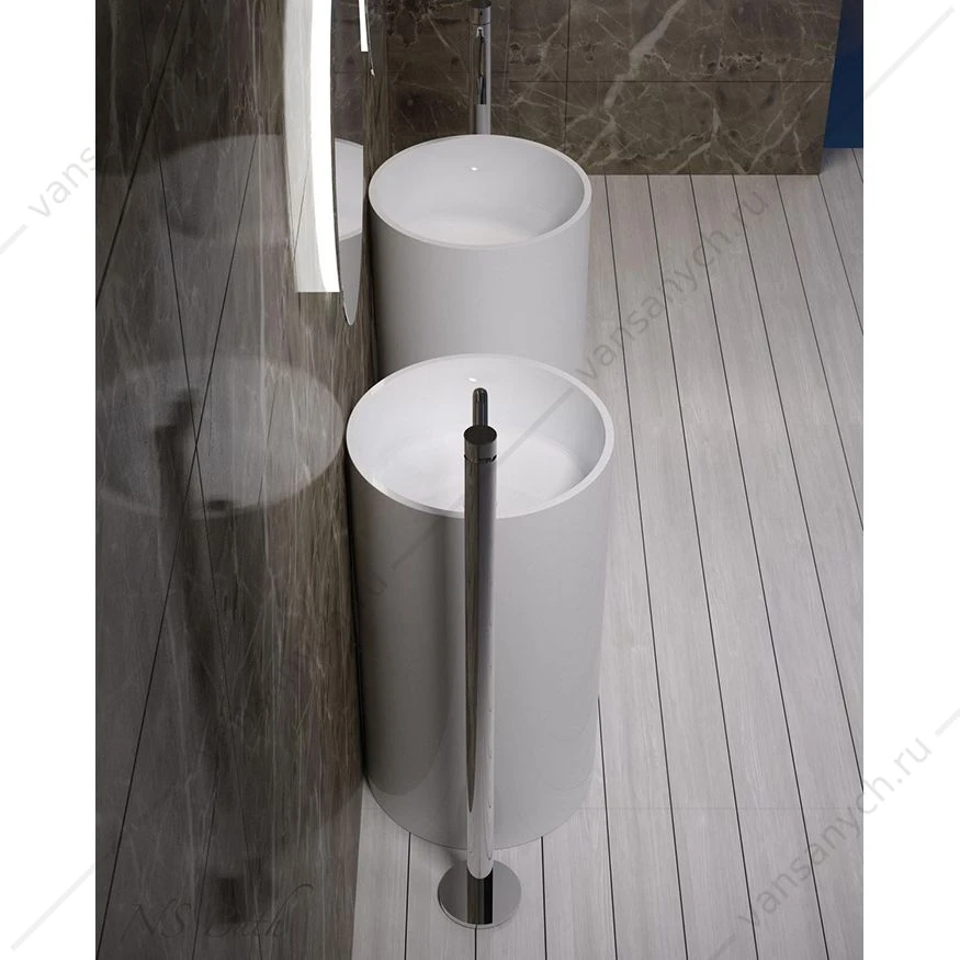 Раковина 45х45 напольная NS Bath NSF-4586