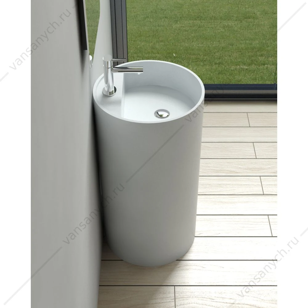 Раковина 46х46 напольная NS Bath NSF-4646