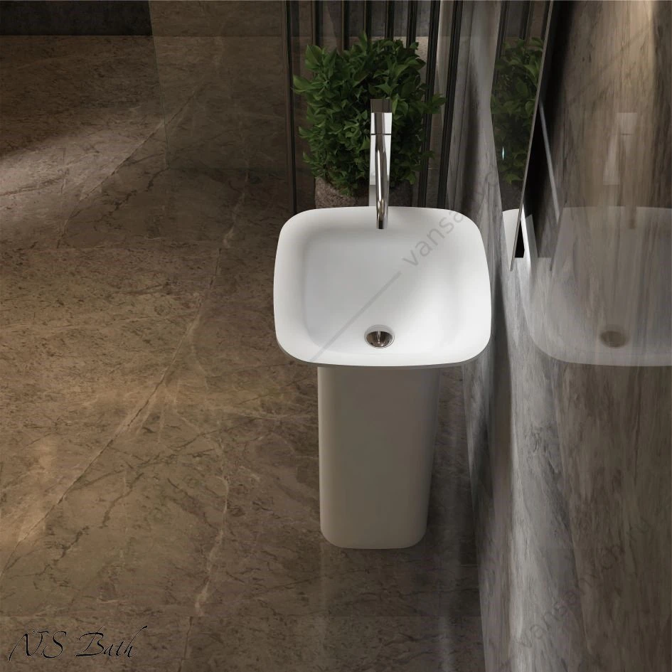 Раковина 46х46 напольная NS Bath NSF-46461