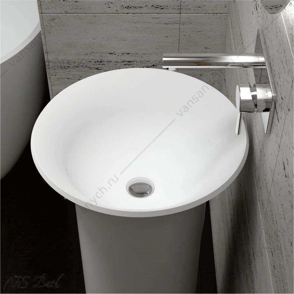 Раковина 48х48 напольная NS Bath NSF-48481