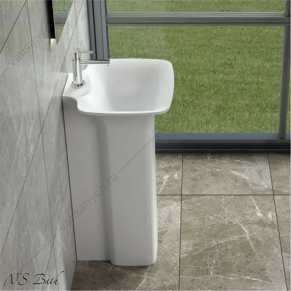 Раковина 52х46 напольная NS Bath NSF-52460