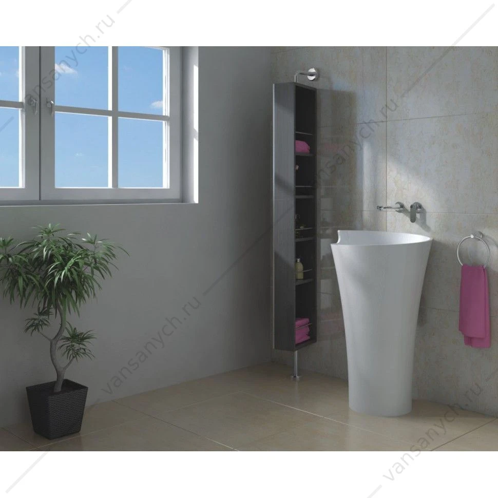 Раковина 53х53 напольная NS Bath NSF-5290