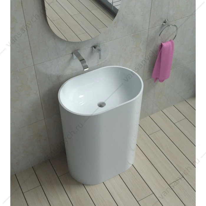 Раковина 60х40 напольная NS Bath NSF-6040
