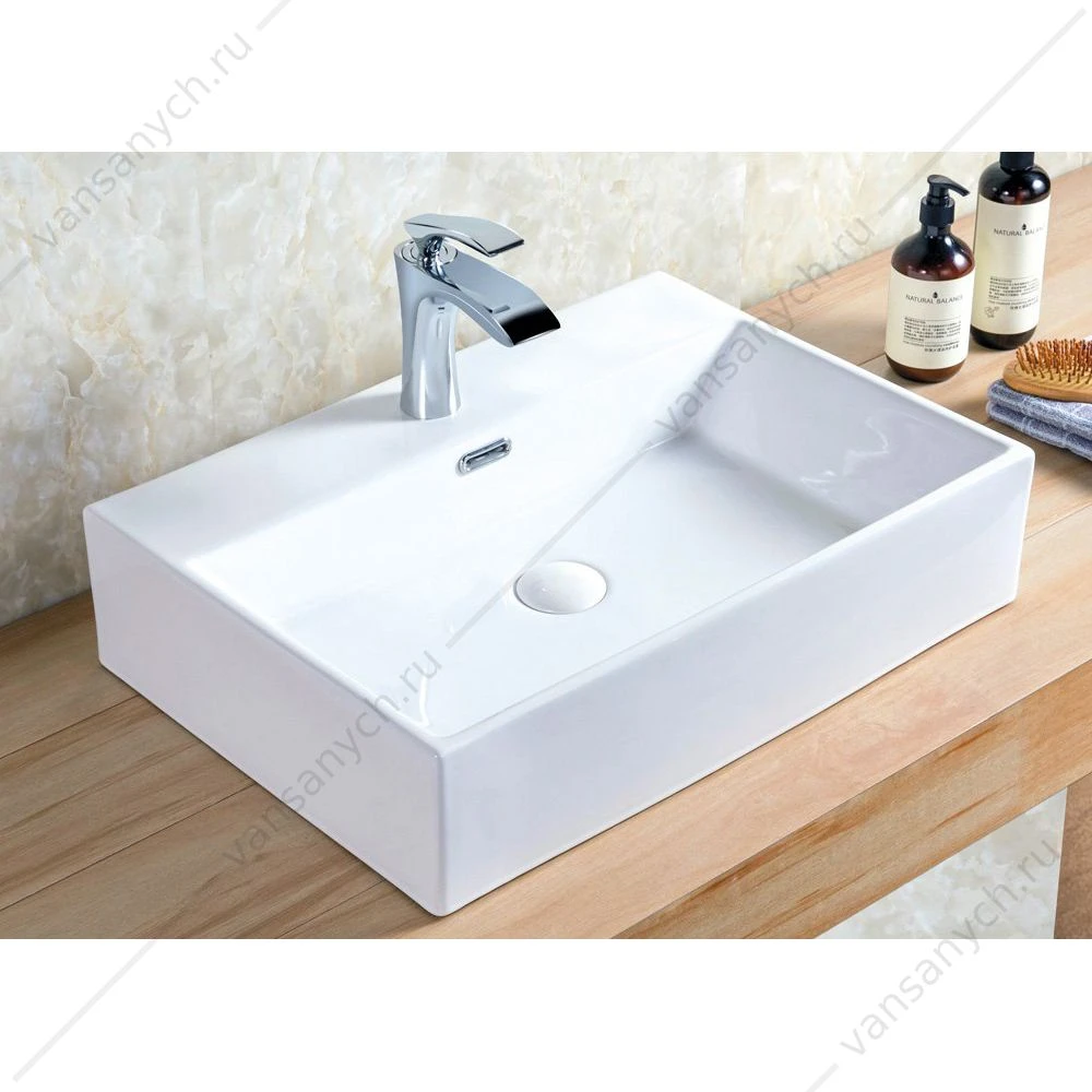 Раковина 51х36 накладная BELBAGNO BB1340 белый