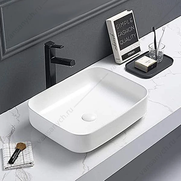 Раковина 50х39 COMFORTY T-Y9378MW белая матовая