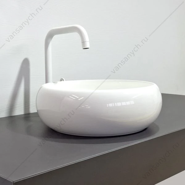 Раковина 36см COMFORTY 113 белый круглая