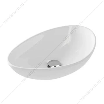Раковина 57х37 на столешницу Cersanit MODUO 55 LEAF, 63571