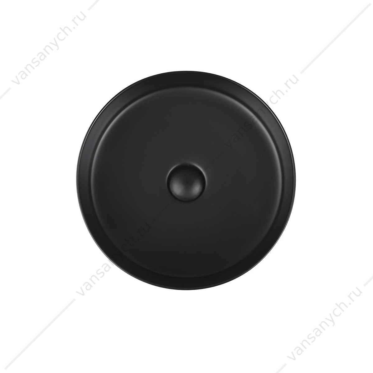 Раковина 40,5х40,5см Vincea VBS-316MB, накладная, черный