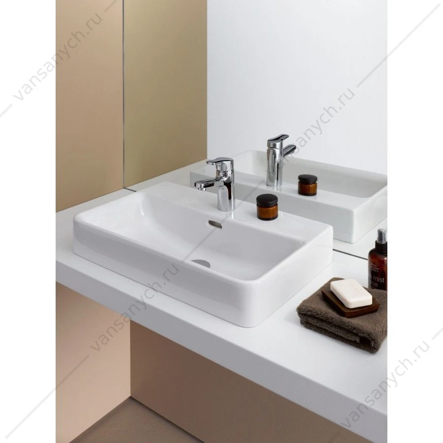 Раковина 60х38 подвесная Laufen Pro белая 8.1895.9.000.104.1
